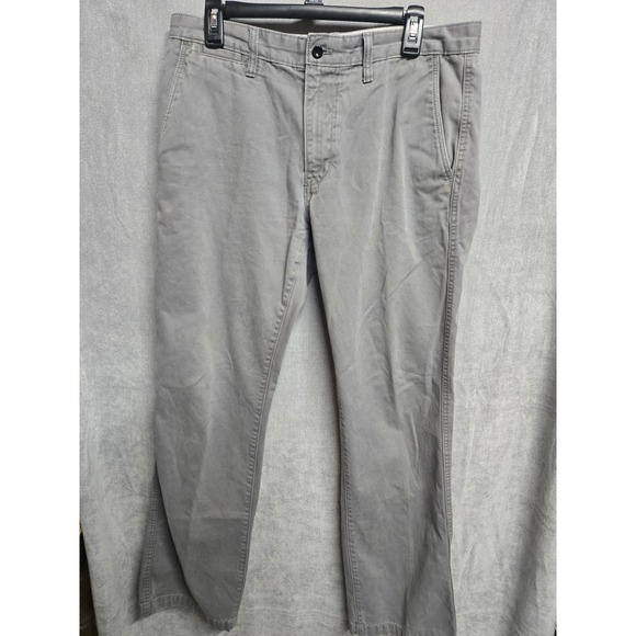 Eddie Bauer Other - Eddie Bauer Legend Wash Chino Pants Mens 34x34 Grey Cotton Twill Straight Leg